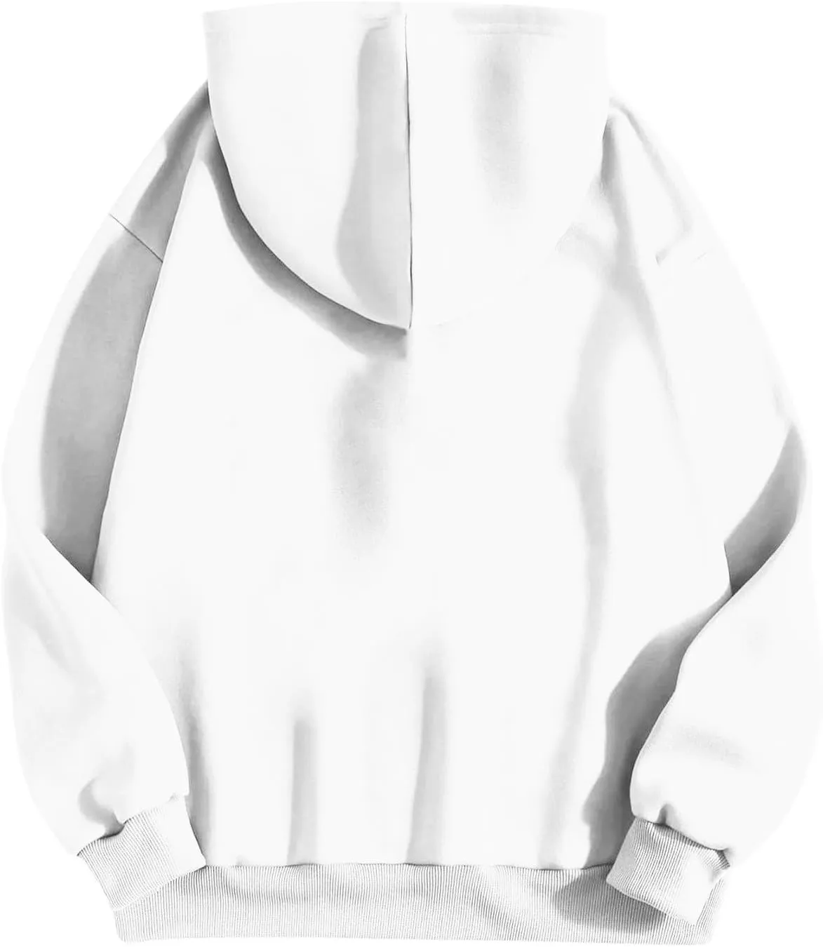 2024 Oversized Sweatshirt Hoodies for Women Trendy Loose Fit Solid Color Crop Pullover Sweatshirts with Pockets