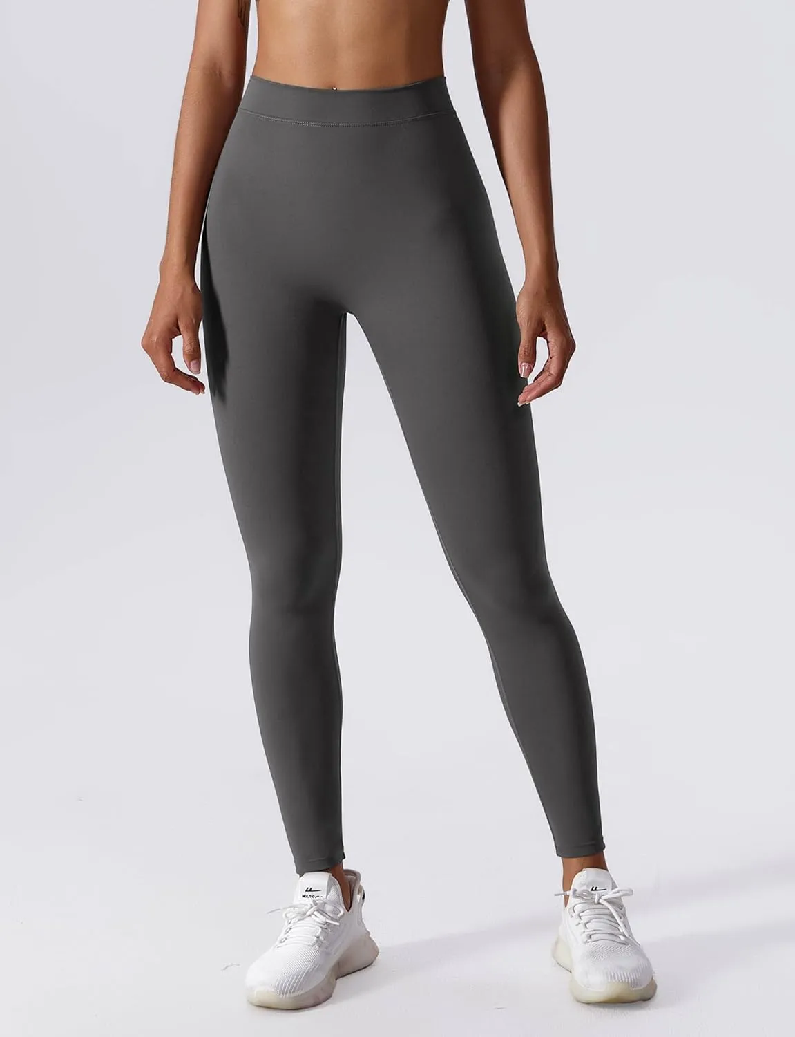 ABOCIW V Back Leggings for Women Buttery Soft Scrunch Butt Lifting Gym Workout Leggings High Waist Yoga Pants