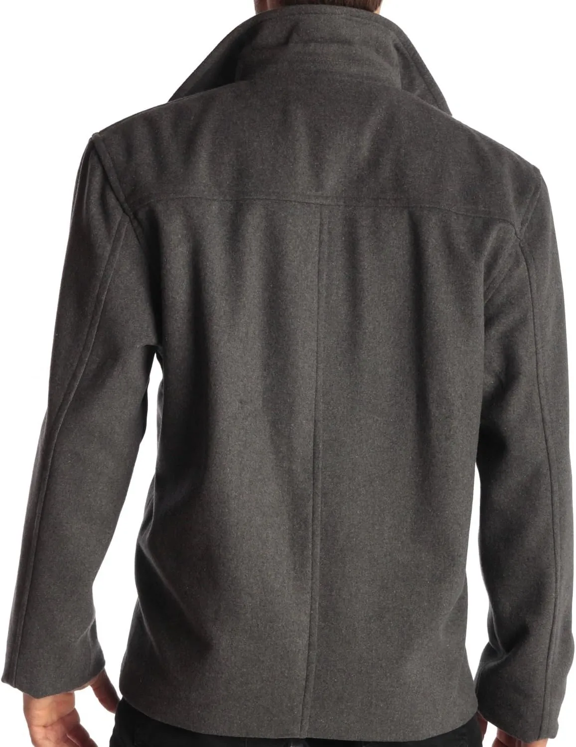 Alpine Swiss Grant Mens Wool Jacket  28" James Dean Style Bomber with Zippered Pockets