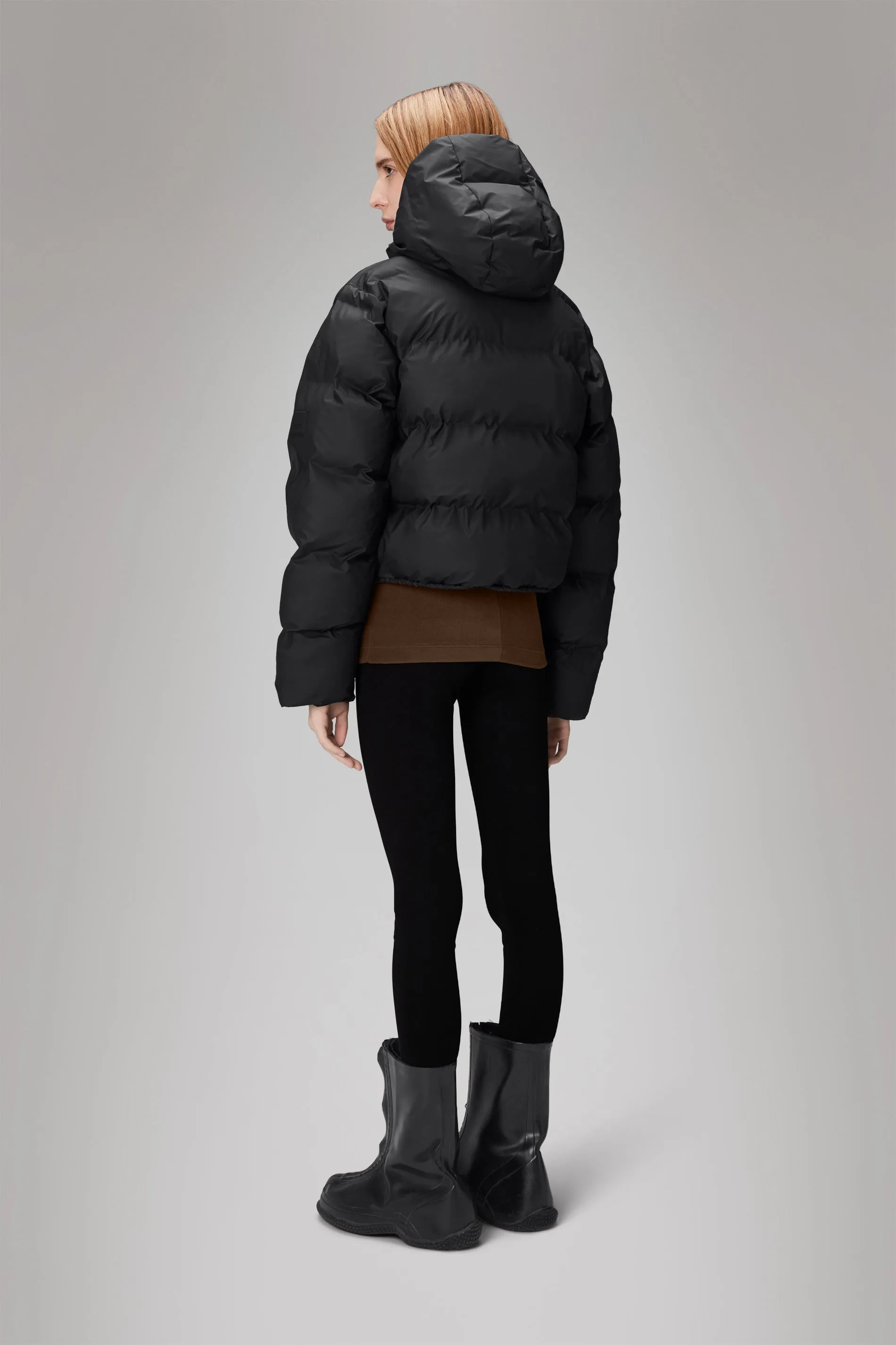 Alta Short Puffer Jacket - Black