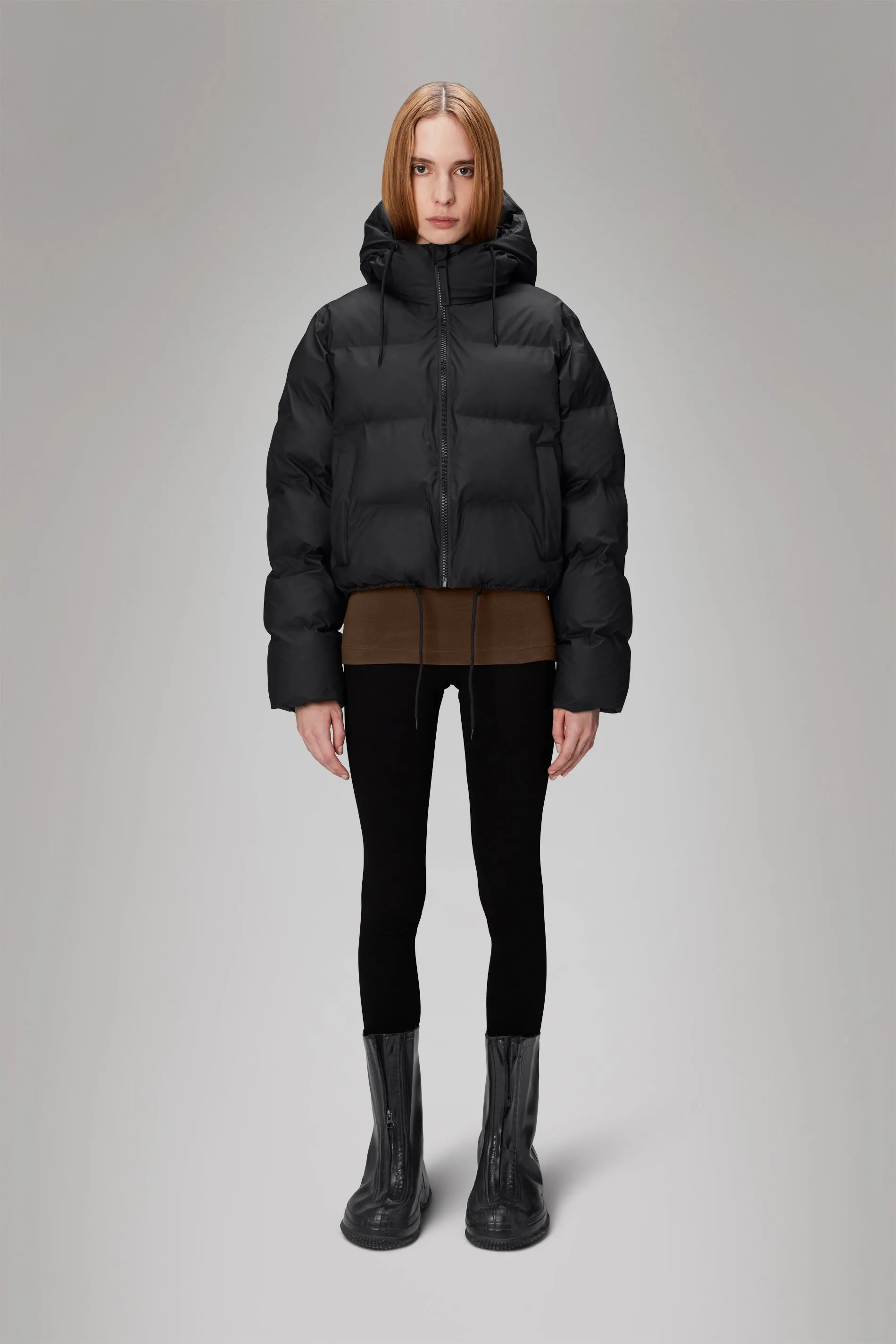 Alta Short Puffer Jacket - Black