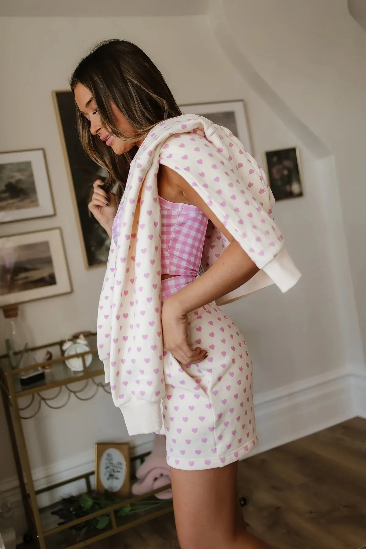 Ampersand Comfort Zone Shorts - Sweet Hearts