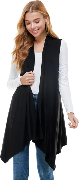 Azules Sleeveless Cardigan Vest for Women- Stylish Casual Womens Cardigans for Every Occasion