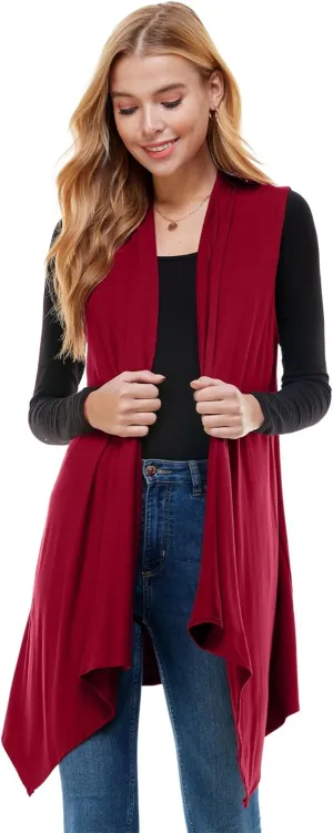 Azules Sleeveless Cardigan Vest for Women- Stylish Casual Womens Cardigans for Every Occasion