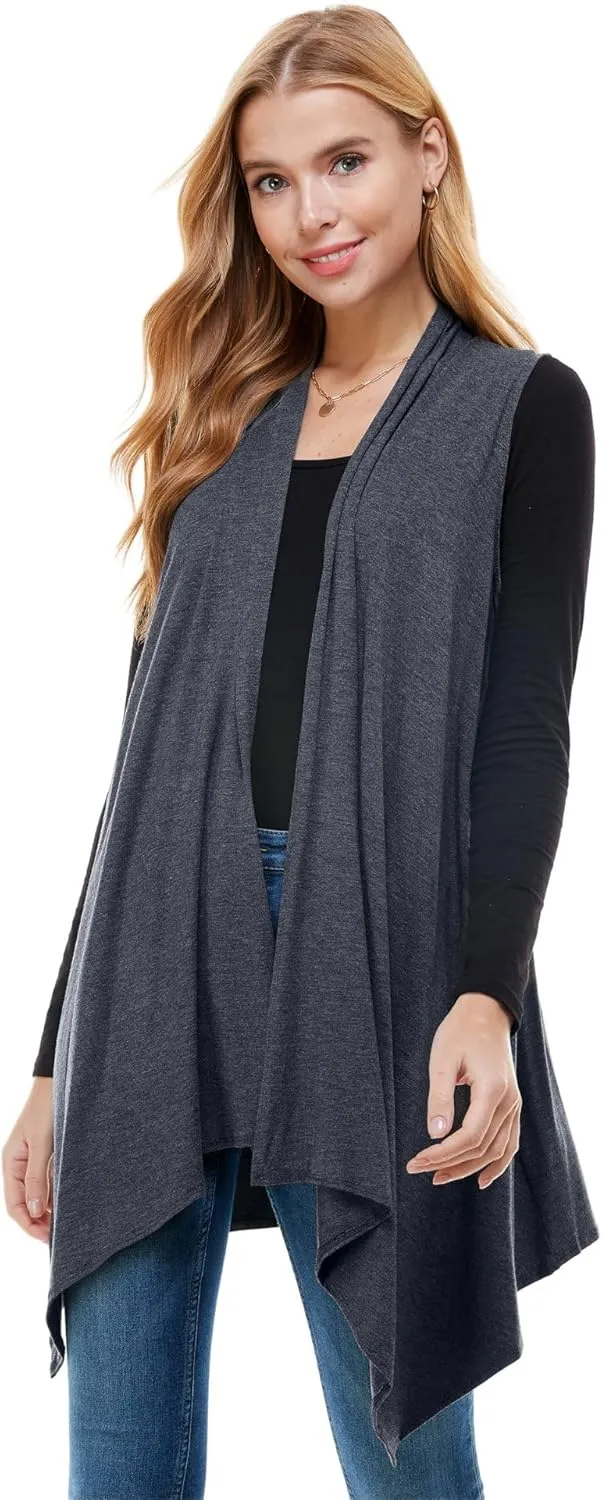 Azules Sleeveless Cardigan Vest for Women- Stylish Casual Womens Cardigans for Every Occasion
