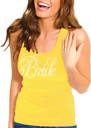 Bride & Bridal Tank Tops - Bridesmaid Maid of Honor Bachelorette Party Entourage Shirts