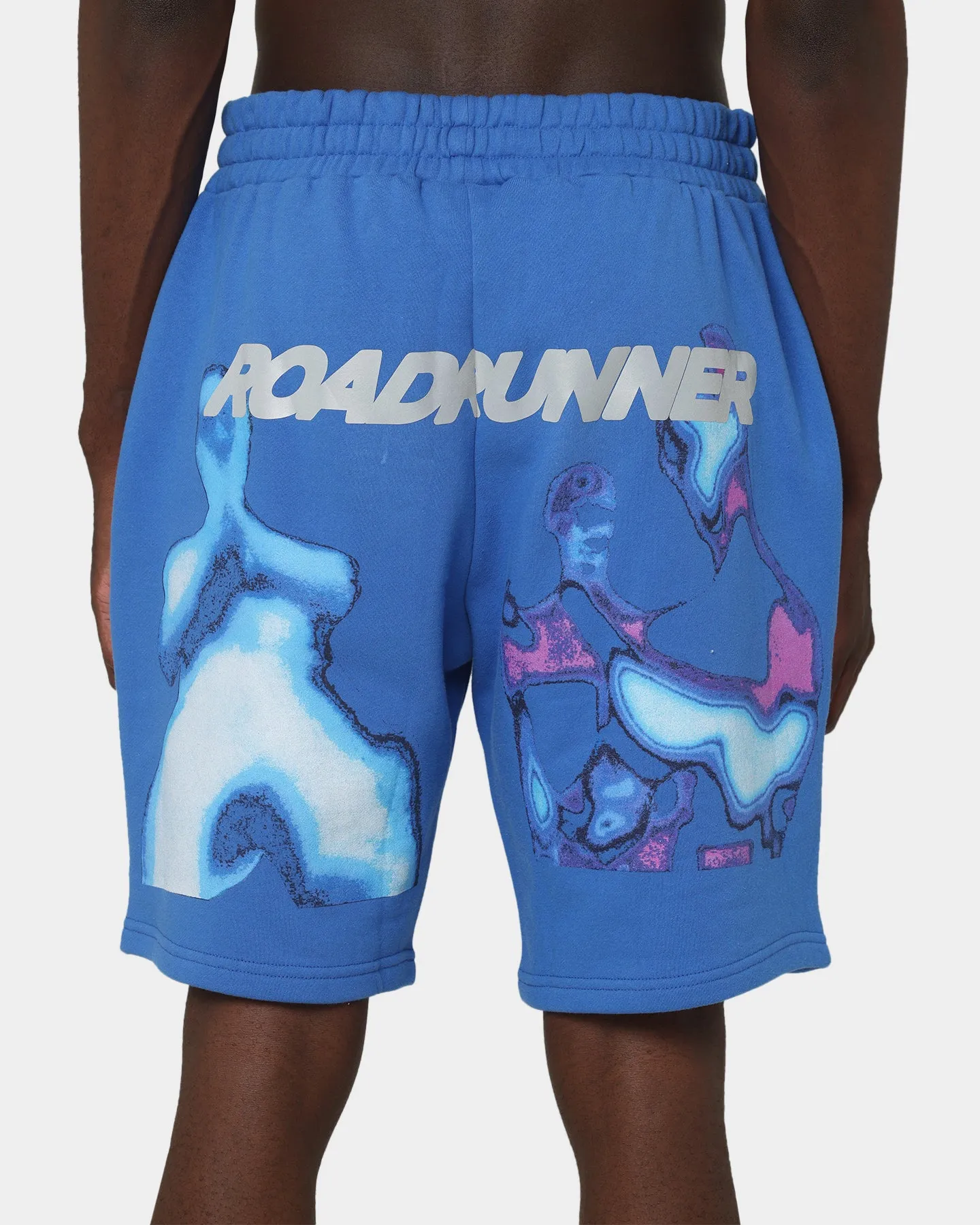 Brockhampton Alien French Terry Shorts Royal Blue