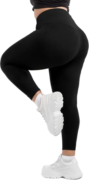 CADITEX Plus Size Leggings for Women with Pockets - High Waist Buttery Soft Women's Leggings Plus Size Yoga Pants for Women