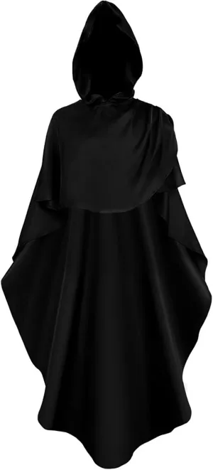 Cape Cloak with Hood Adults Witch Cape Hooded Cloak for Women Men Halloween Costumes Christmas Cosplay