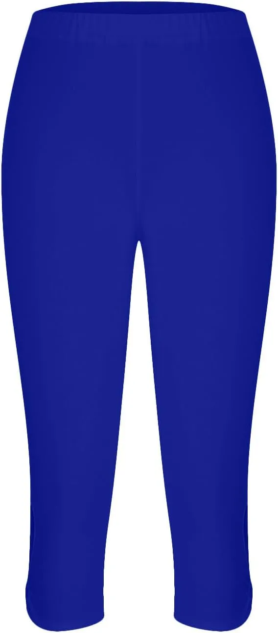 Capri Leggings for Women Tummy Control High Waisted Yoga Pants Non See Through Workout Athletic Running Leggings