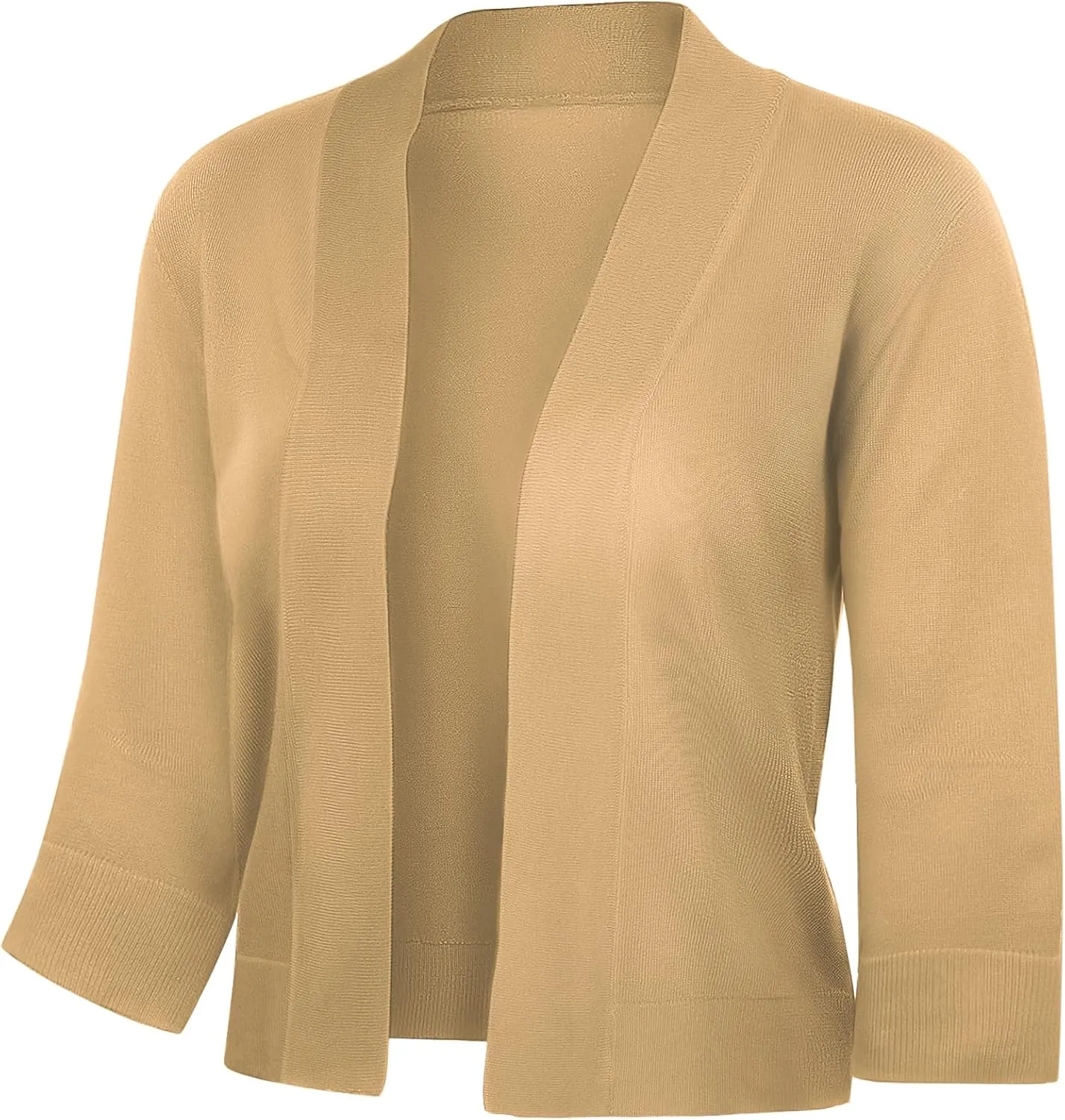 Cardigan for Women, Lightweight Cardigans Women Dressy for Summer, Short Bolero 3/4 Sleeve Cropped Shrug Sweaters Jacket