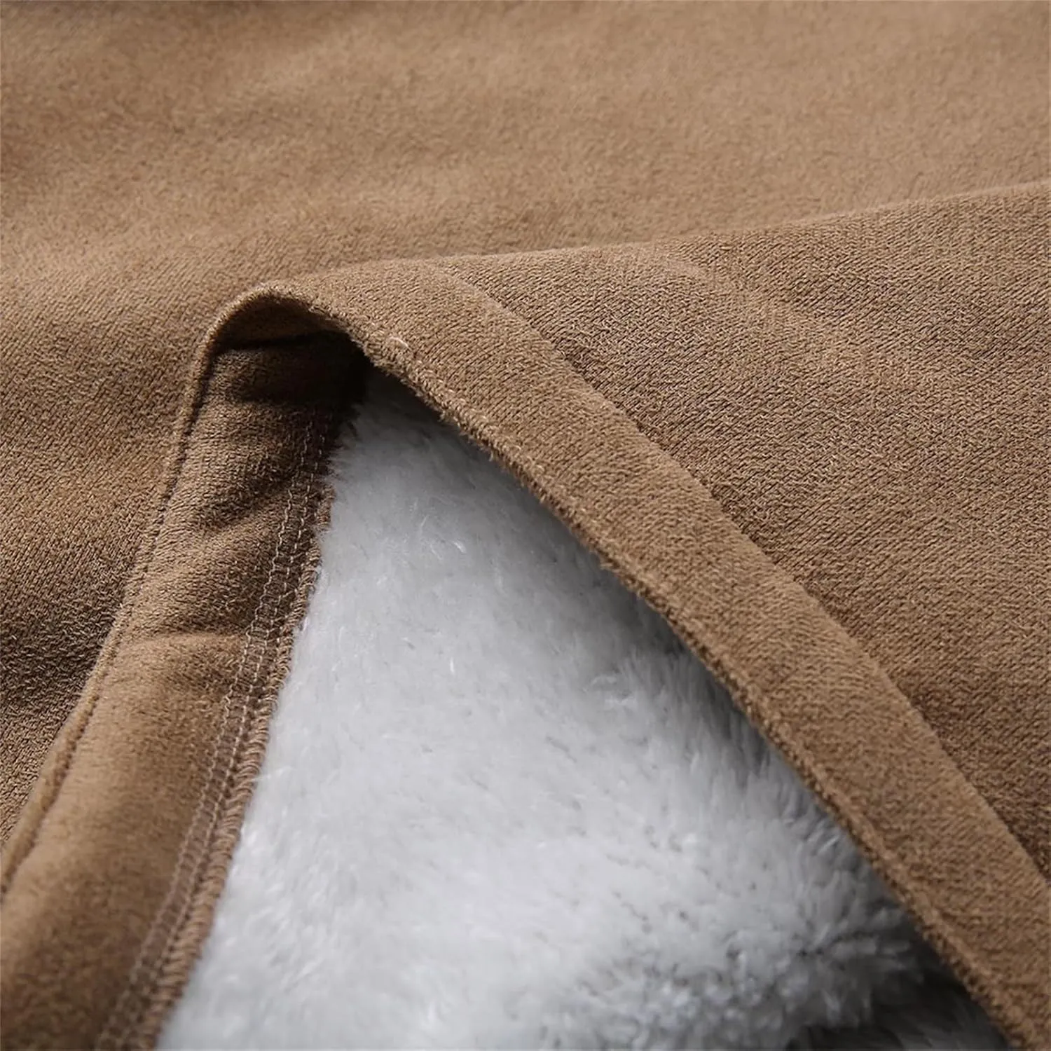 Cbcbtwo Women Fuzzy Fleece Hoodie Jackets Plus Size Full Zip Up Sherpa Lined Outerwear Faux Suede Winter Thicken Parka Jacket