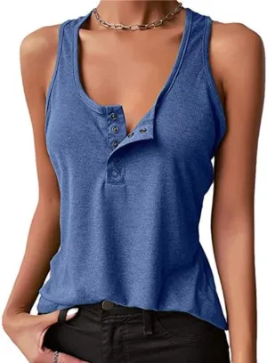 Color Block Leopard Criss-Cross Tank Leopard Color Block Cross V Neck Women Summer Basic Casual Tank Top