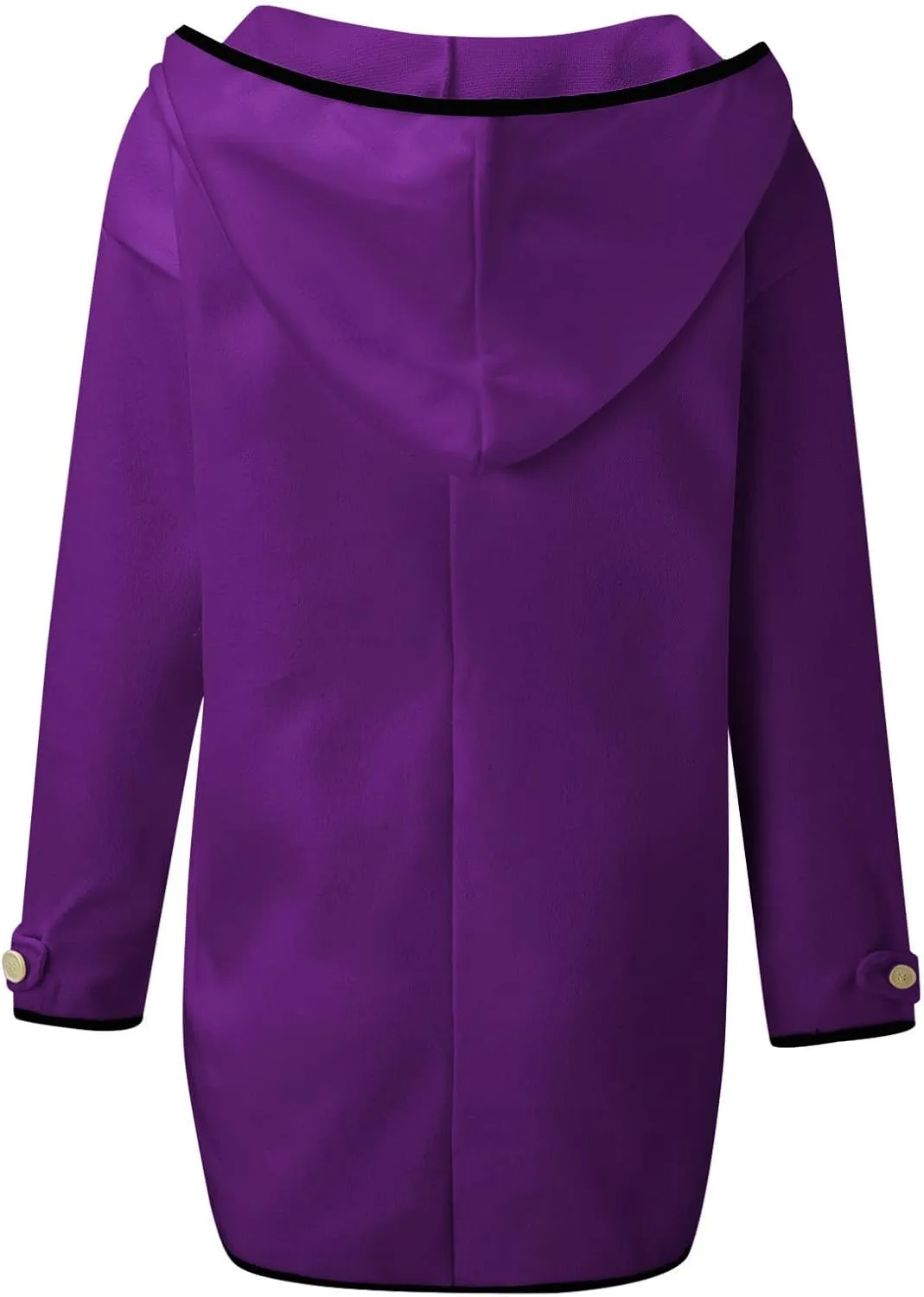 cooki Trench Coat for Women 2023 Hooded Wood Blend Lapel Callor Windproof Pea Coat Winter Warm Fleece Jackets Outerwear Coat