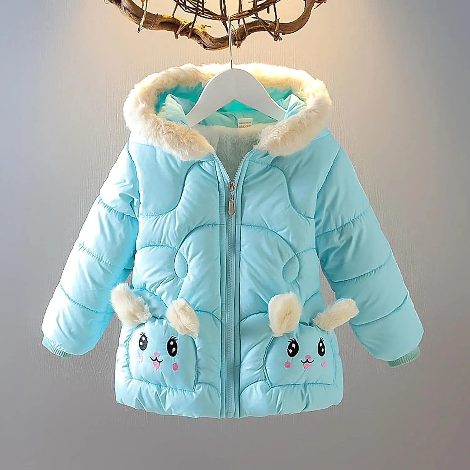 Cute Hoodies Coat Children's Thickened Quality Cotton Cotton Padded Winter Cotton Padded Clothes For Boys And Girls