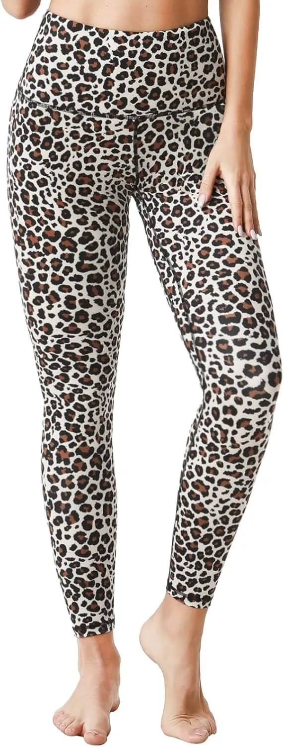 Desol Leggings for Women, High Waisted Yoga Pants Tummy Control Gym Workout Running Womens Leggings 25"/28"