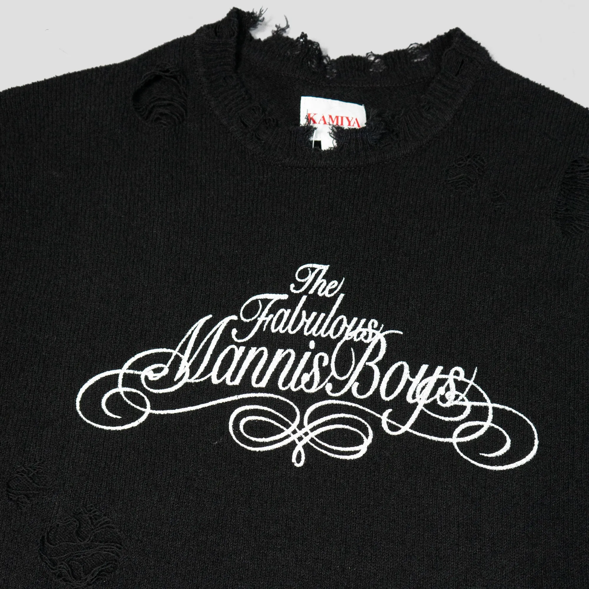 DISTRESSED KNIT T-SHIRTS