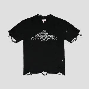 DISTRESSED KNIT T-SHIRTS
