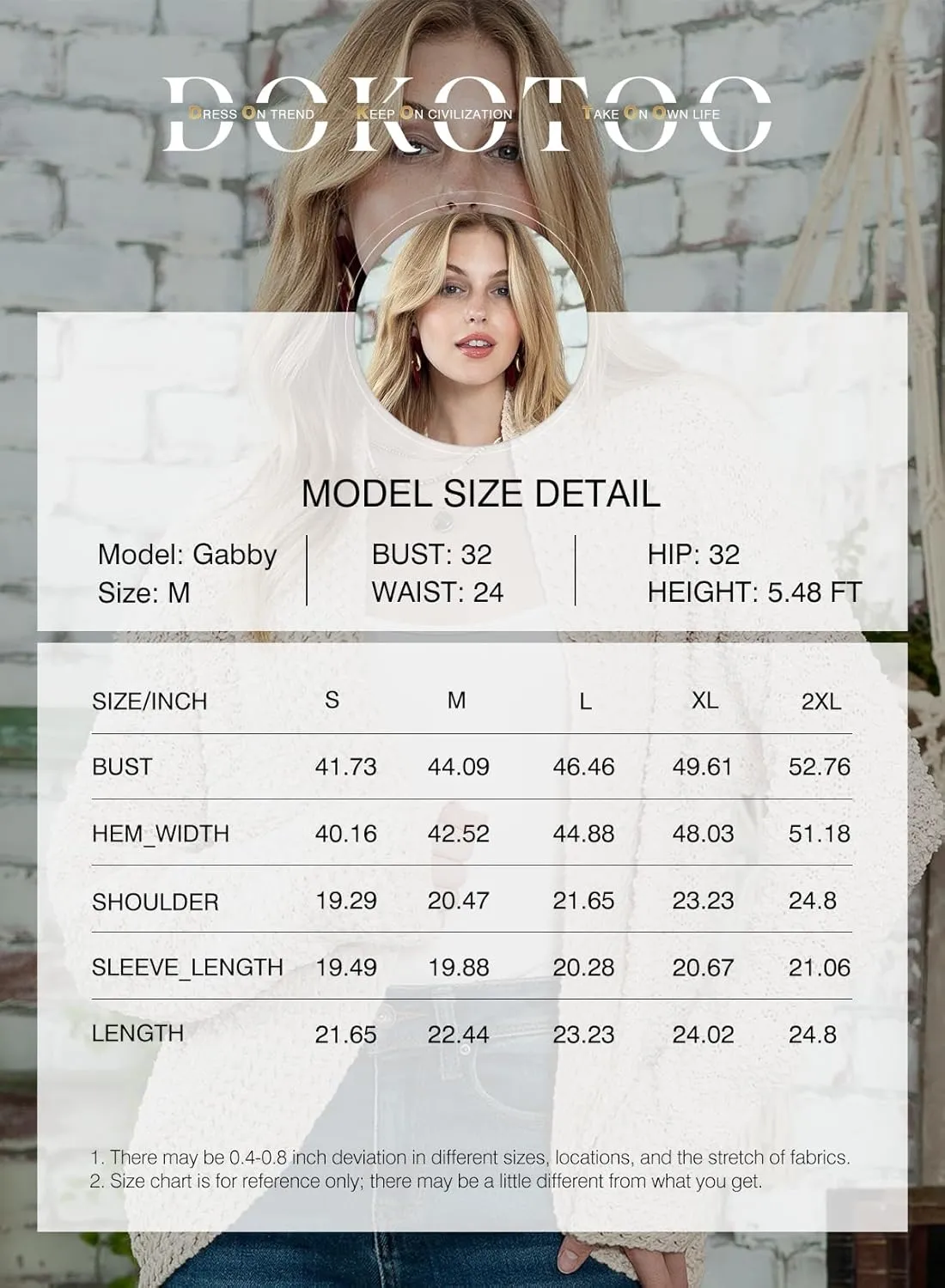 Dokotoo Women's 2025 Fashion Casual Open Front Long Sleeve Chunky Knit Cardigans Sweaters Outerwear Coats