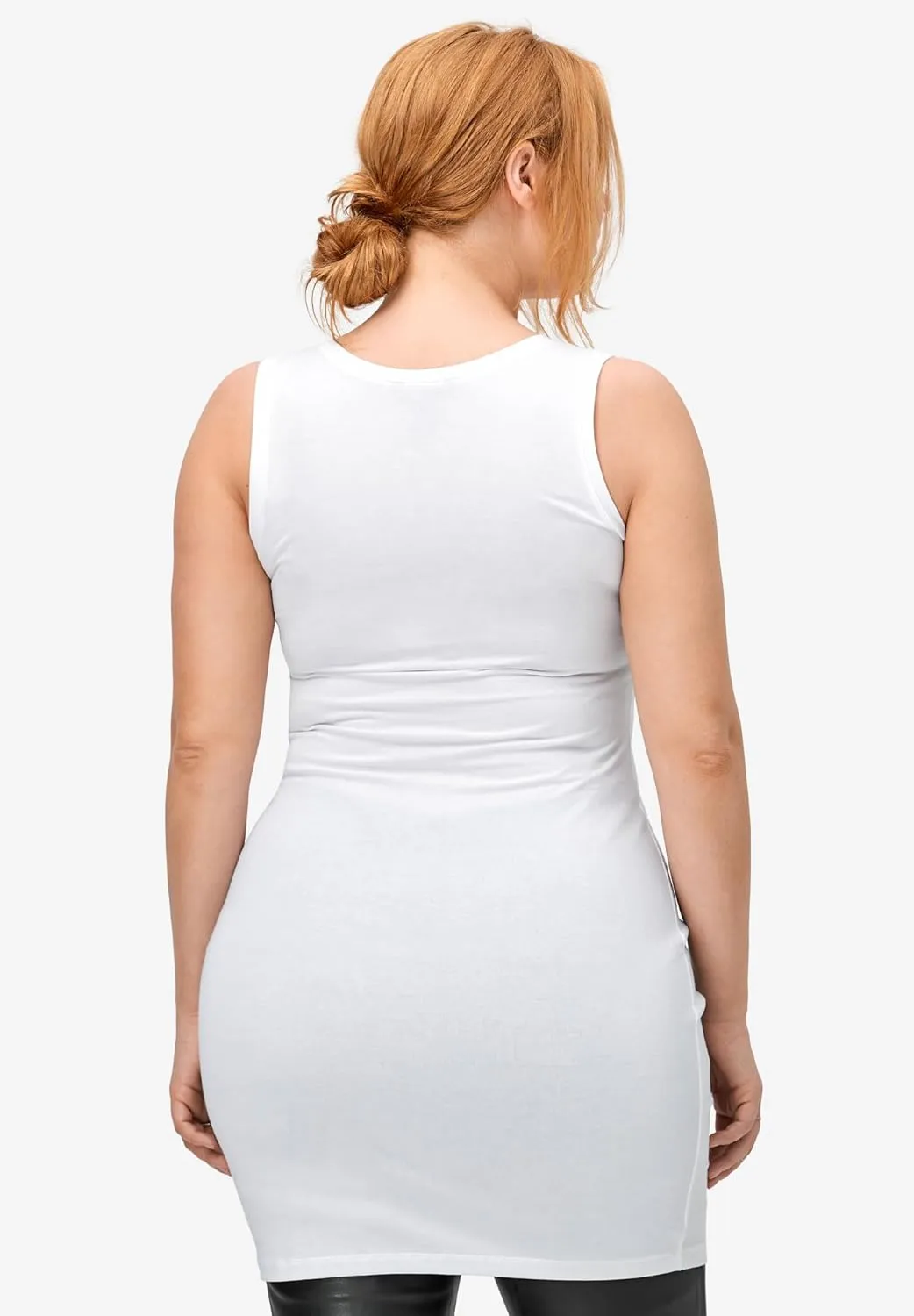 ellos Plus Size Long Sleeveless Tank