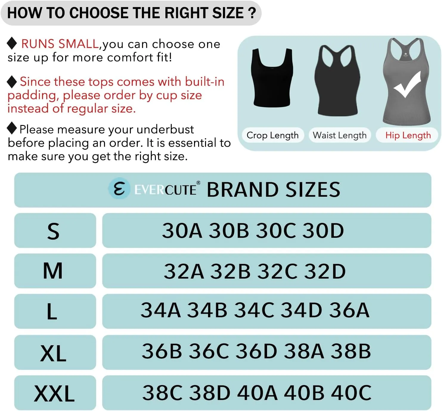 Evercute 1/2/3 Pack Workout Tank Tops for Women with Built in Bra Racerback Yoga Sleeveless Top Camisole Athletic Gym Tops