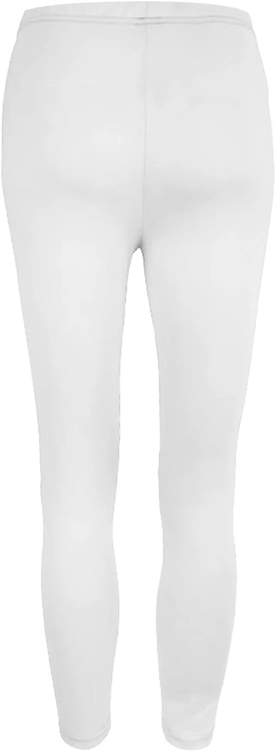 Fashion Fall and Winter Elastic Cotton Pants Women Soft Length Leggings Slim Stretch Pants Women's High Waist Leggings