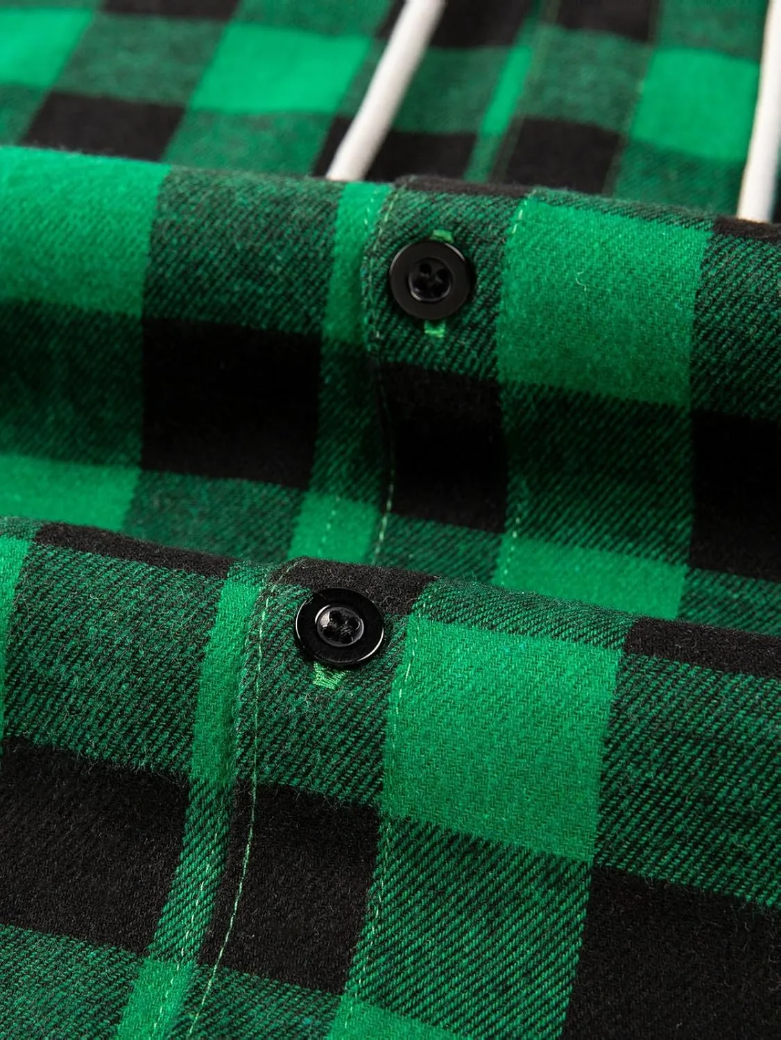 Flannel Hoodie for Mens Casual Long Sleeve Button Down Hooded Plaid Shirt Jacket Lightweight Fall Shacket Hoodies