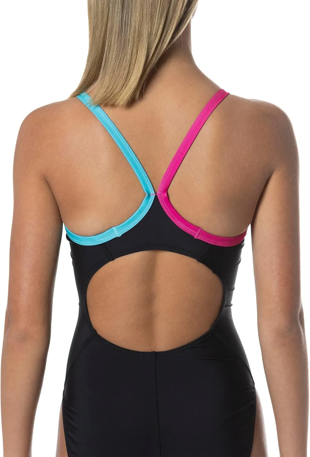 Flow Ignite Swimsuit for Girls - Size 23 to 32 One Piece Athletic Swim Suit for Team Practice and Competition Swimming