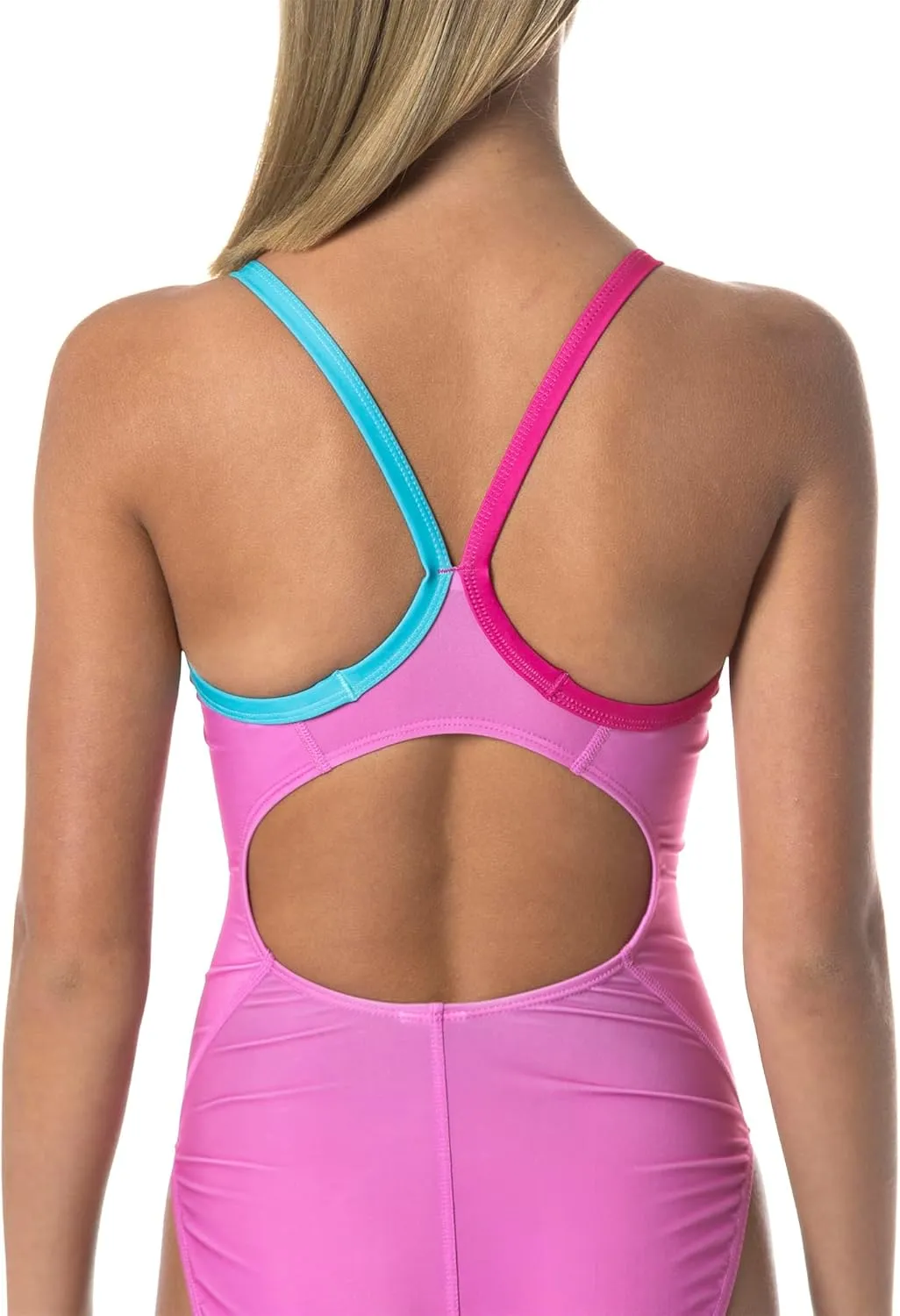 Flow Ignite Swimsuit for Girls - Size 23 to 32 One Piece Athletic Swim Suit for Team Practice and Competition Swimming