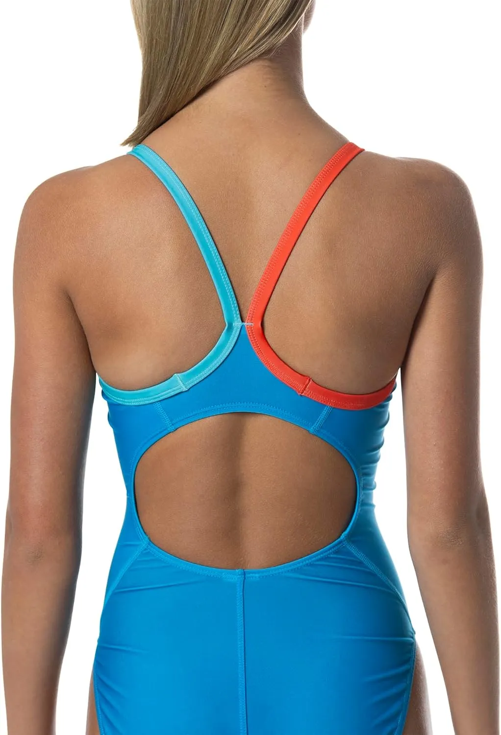 Flow Ignite Swimsuit for Girls - Size 23 to 32 One Piece Athletic Swim Suit for Team Practice and Competition Swimming