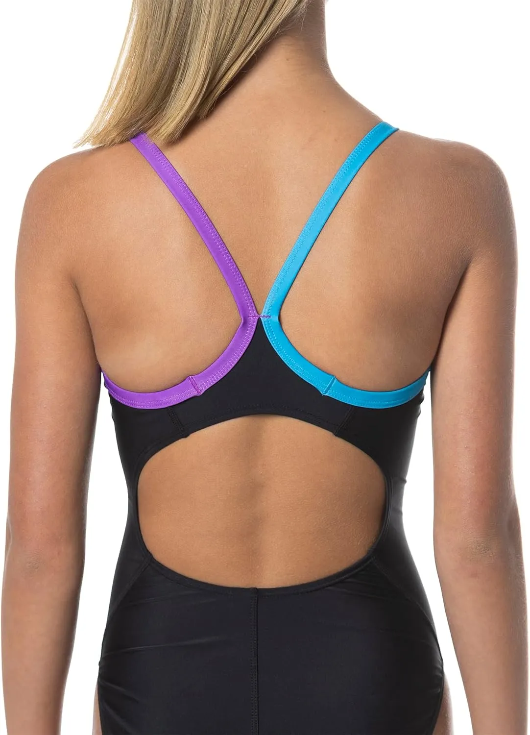 Flow Ignite Swimsuit for Girls - Size 23 to 32 One Piece Athletic Swim Suit for Team Practice and Competition Swimming