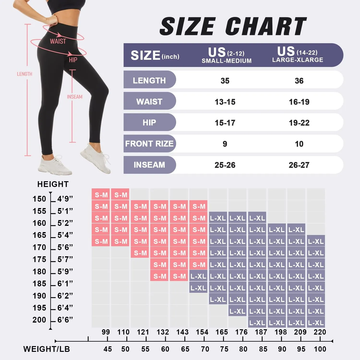 FULLSOFT 2 Pack Capri Leggings for Women-High Waist Tummy Control Non See Through Leggings Workout Pants