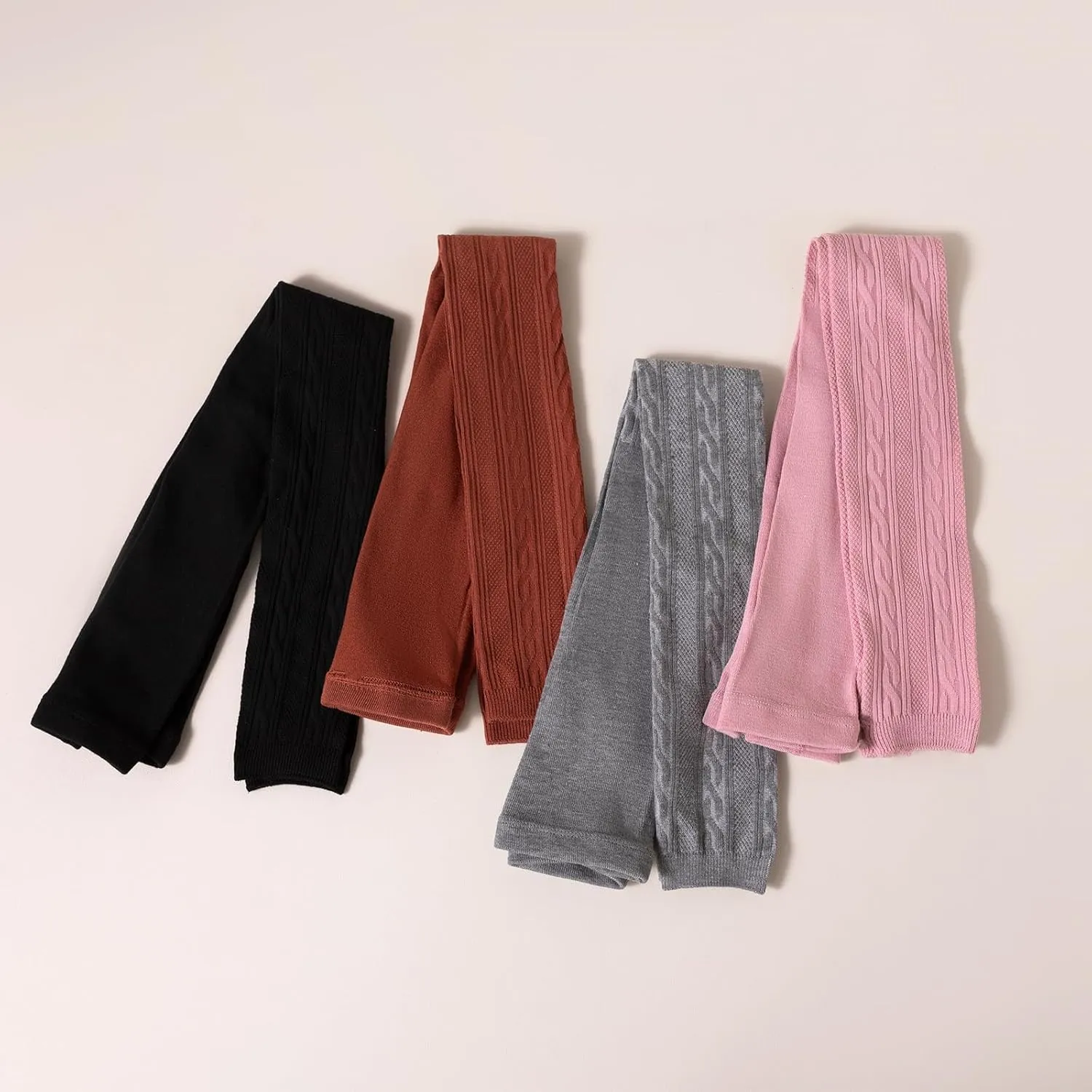 Girls Leggings for Little Girls, (2 Pack) Toddler Girl Pants Leggings for Baby Tights Multiple Colors 2-9 Years