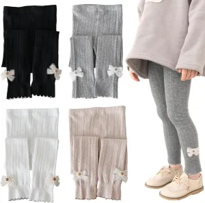 Girls Leggings for Little Girls, (2 Pack) Toddler Girl Pants Leggings for Baby Tights Multiple Colors 2-9 Years