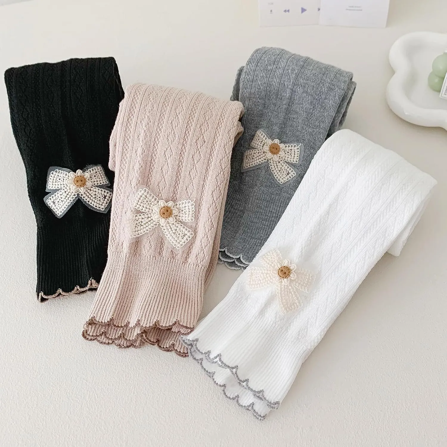 Girls Leggings for Little Girls, (2 Pack) Toddler Girl Pants Leggings for Baby Tights Multiple Colors 2-9 Years