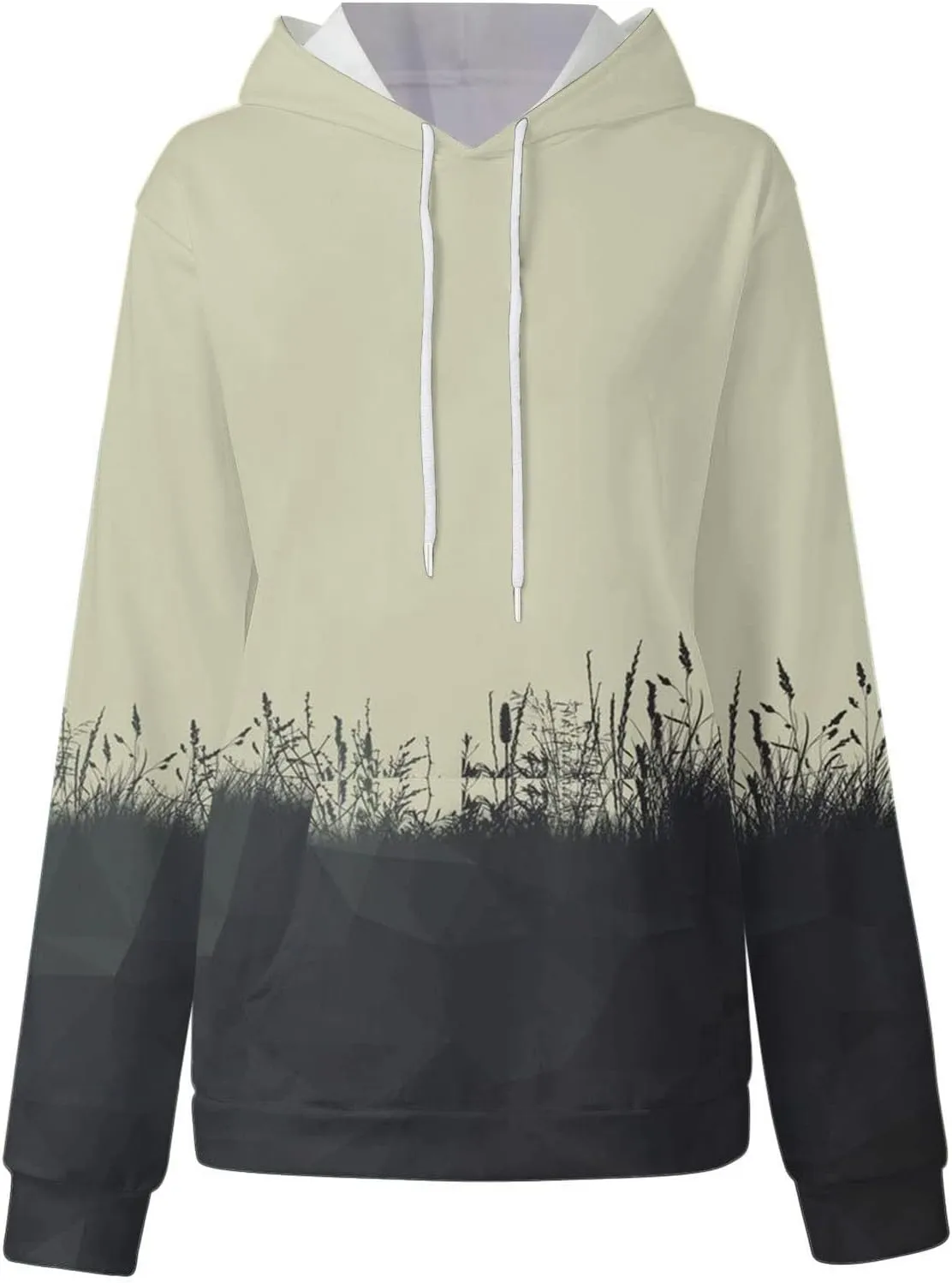 GOFULY Women'S Fashion Hoodies & Sweatshirts Long Sleeve Drawstring Sweatshirt Gradient Color Fall Pullover Hoodie 2024