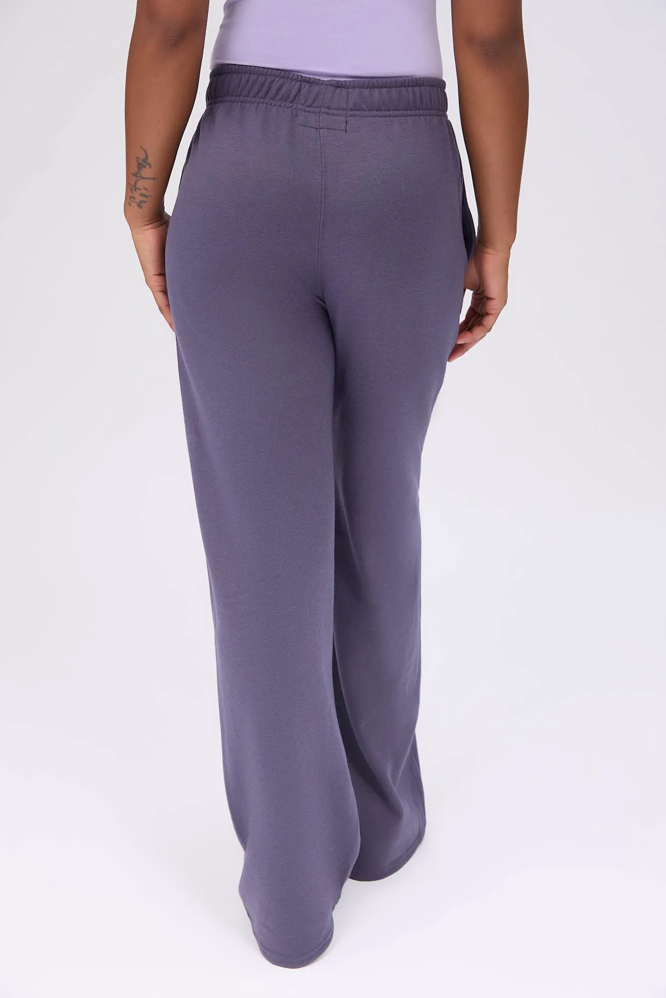 Graphic Wide Leg Sweatpants