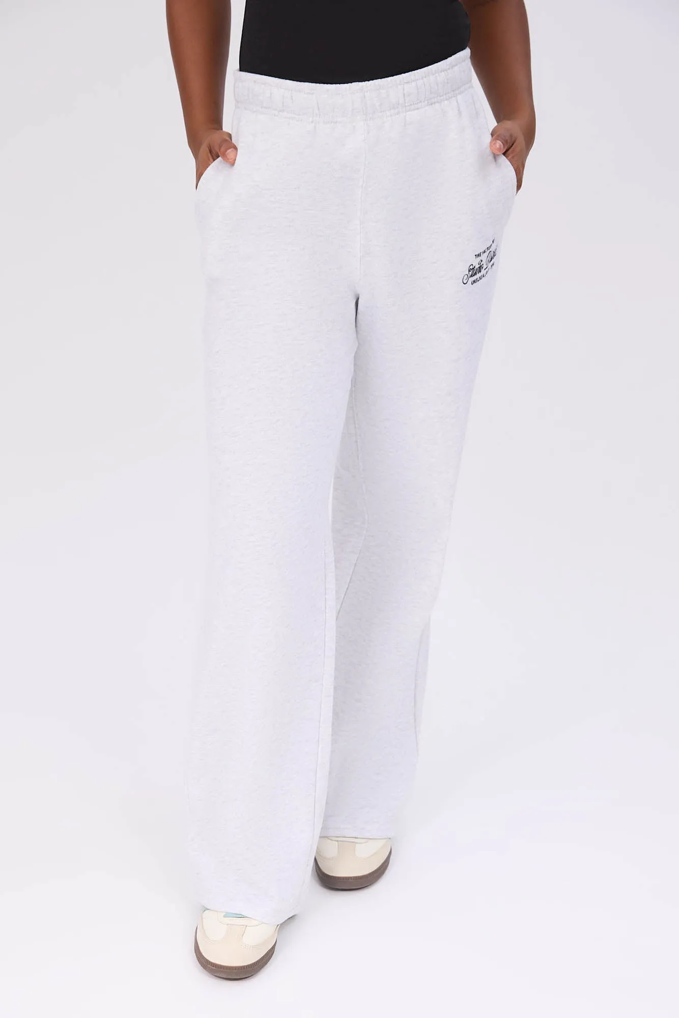 Graphic Wide Leg Sweatpants