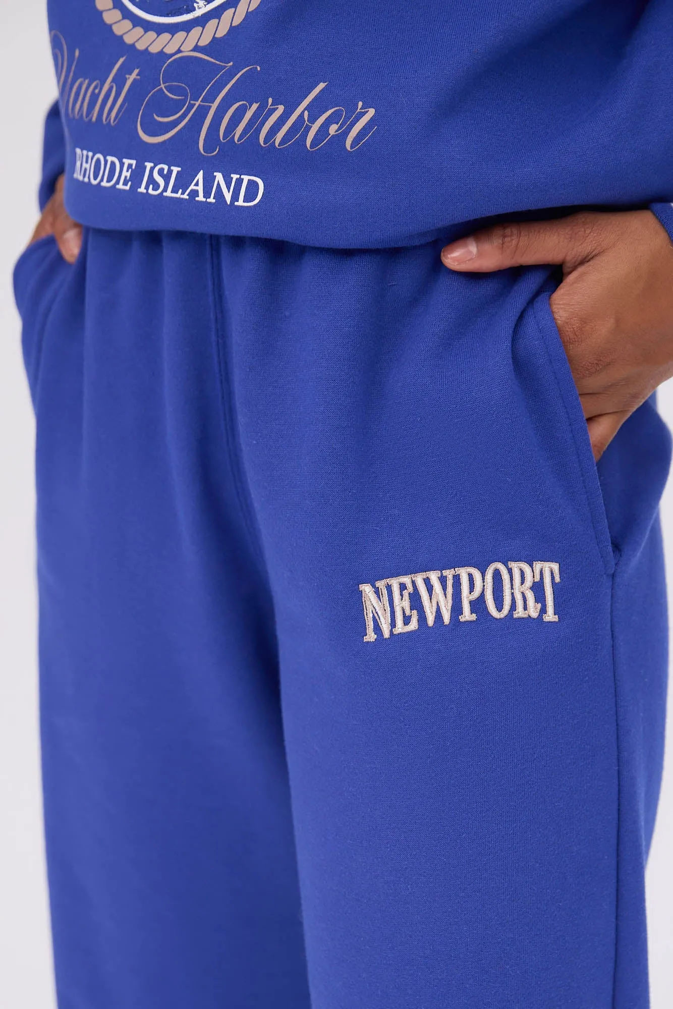 Graphic Wide Leg Sweatpants