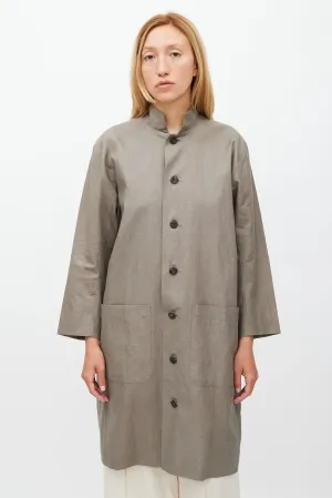 Grey Linen Blazer