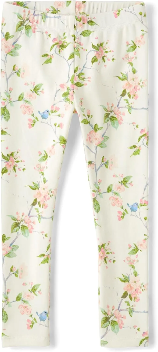 Gymboree Girls' and Toddler Floral Printed Leggings