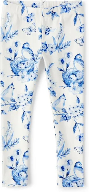 Gymboree Girls' and Toddler Floral Printed Leggings