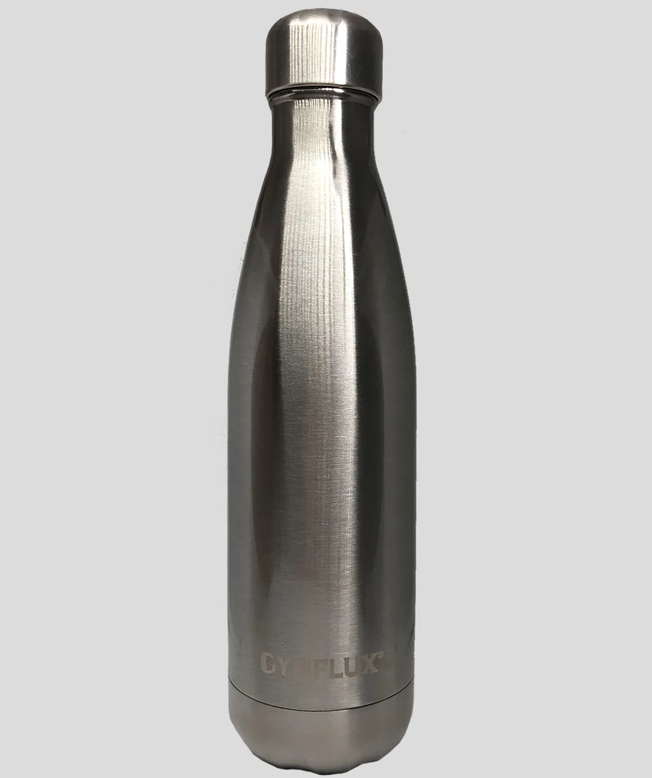 Gymflux - Insulated Water Bottle | Silver