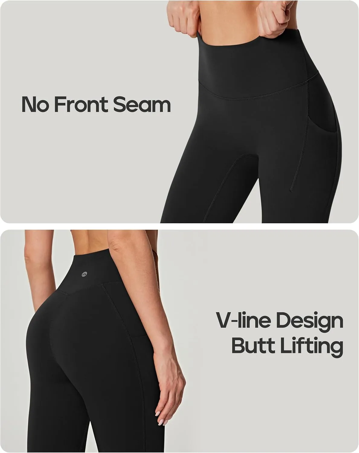 Heathyoga Buttery Soft Leggings with Pockets for Women High Waisted Leggings for Women Tummy Control Yoga Pants 25"/28"