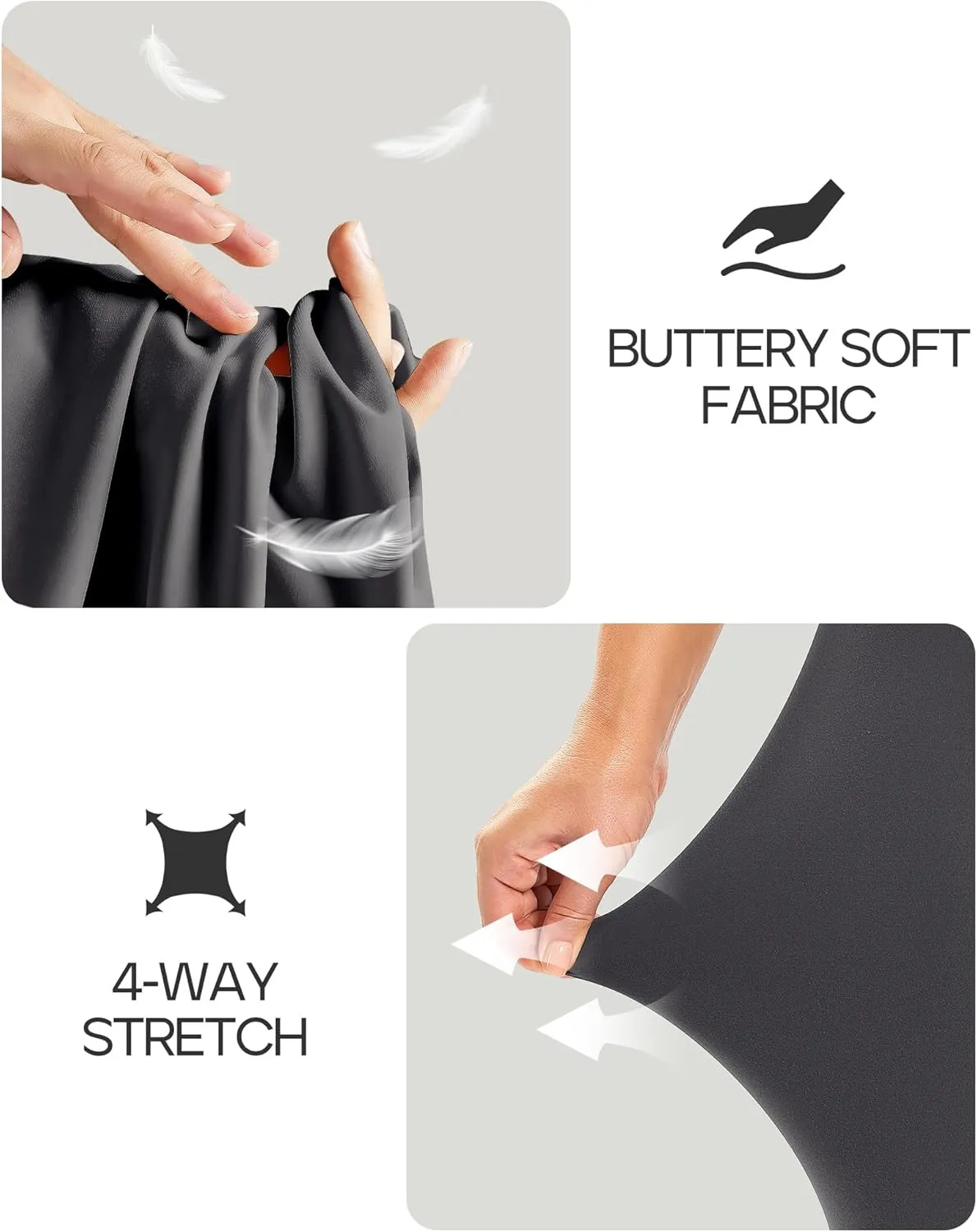 Heathyoga Buttery Soft Leggings with Pockets for Women High Waisted Leggings for Women Tummy Control Yoga Pants 25"/28"
