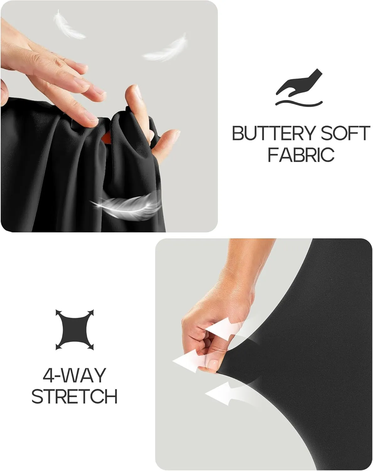 Heathyoga Buttery Soft Leggings with Pockets for Women High Waisted Leggings for Women Tummy Control Yoga Pants 25"/28"