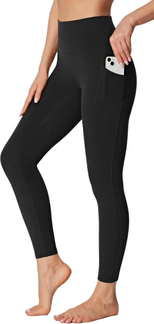 Heathyoga Buttery Soft Leggings with Pockets for Women High Waisted Leggings for Women Tummy Control Yoga Pants 25"/28"