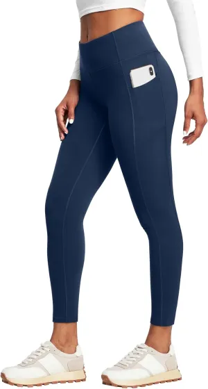 Heathyoga Leggings with Pockets for Women Tummy Control High Waist Yoga Pants with pockets for Workout Athletic Leggings