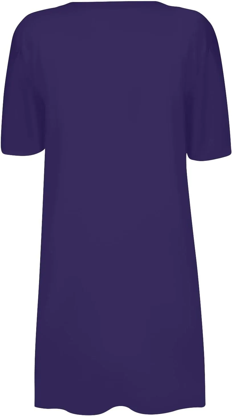 HXHYQKP Summer Cardigans for Women Lightweight Short Sleeve Open Front Casual Cover Ups with Pockets
