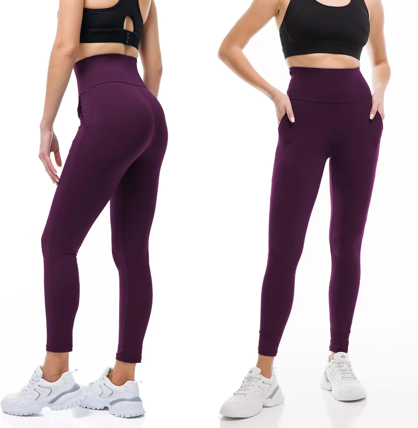 Ipletix Leggings with Pockets for Women, High Waisted Leggings Buttery Soft Non See Through Workout Yoga Pants